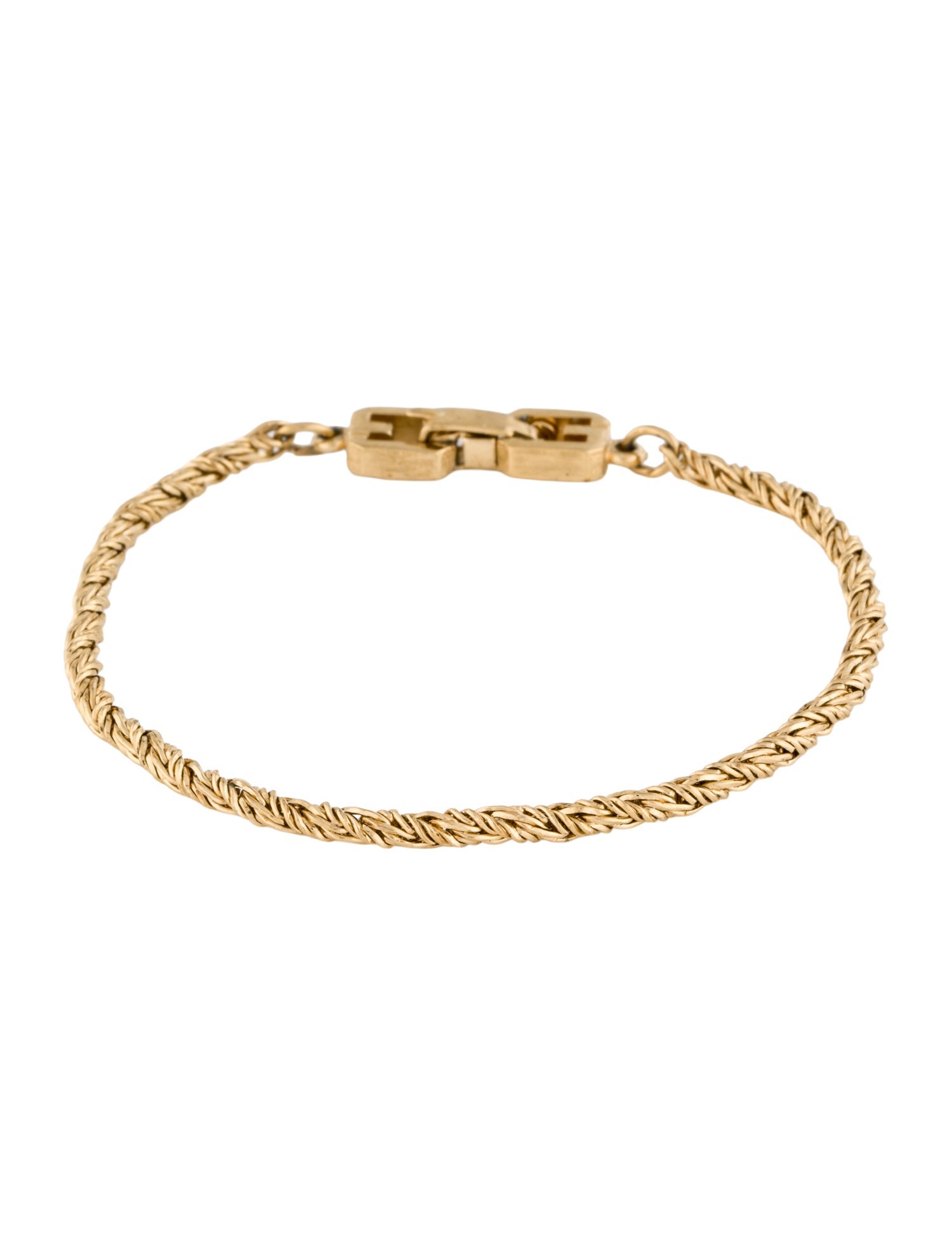 Givenchy Vintage Rope Chain Link Bracelet