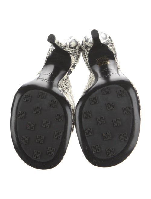 Givenchy Snakeskin Printed Slides