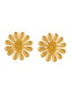 Givenchy Flower Clip-On Earrings