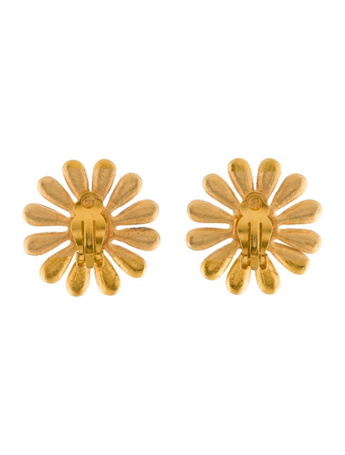 Givenchy Flower Clip-On Earrings