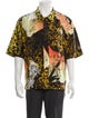 Givenchy Floral Print Short Sleeve Shirt