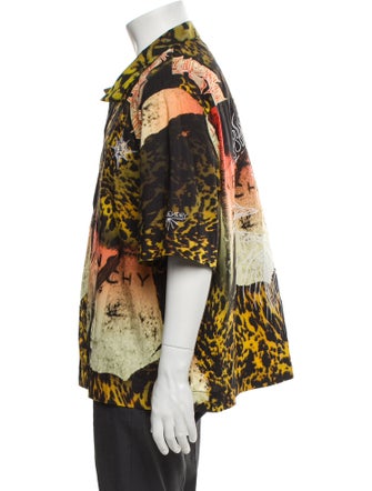Givenchy Floral Print Short Sleeve Shirt