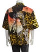Givenchy Floral Print Short Sleeve Shirt