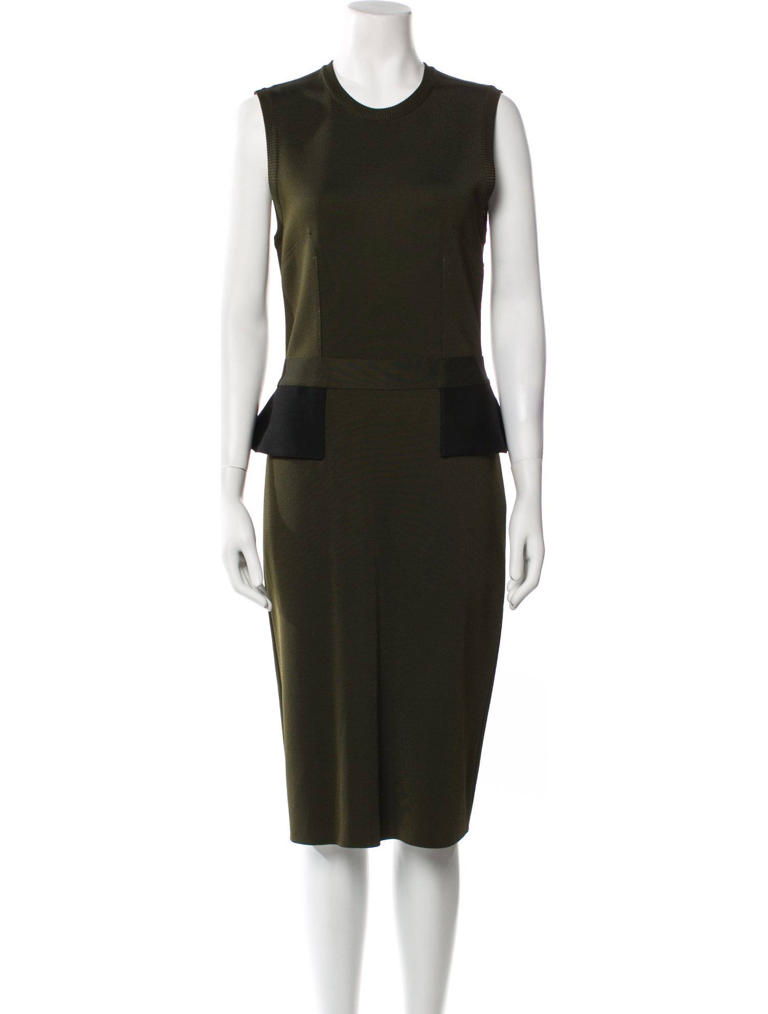 Givenchy Crew Neck Midi Length Dress