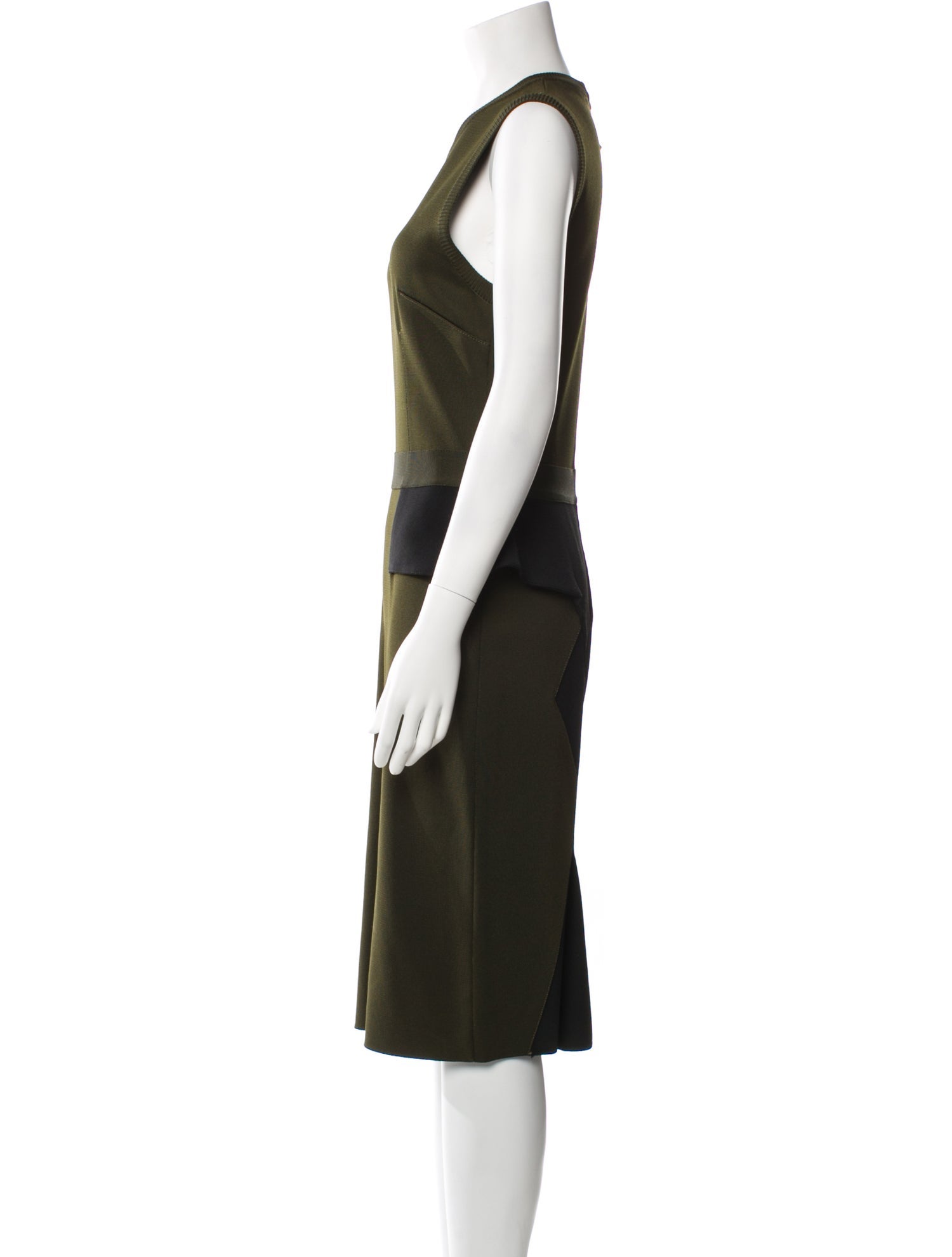 Givenchy Crew Neck Midi Length Dress