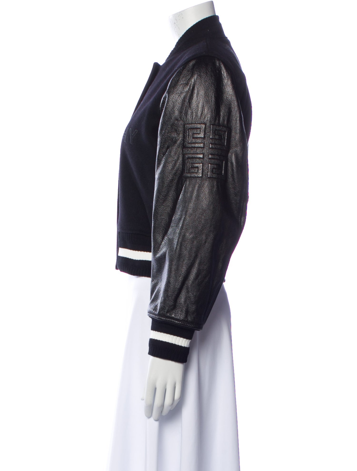 Givenchy Wool Striped Bomber Jacket