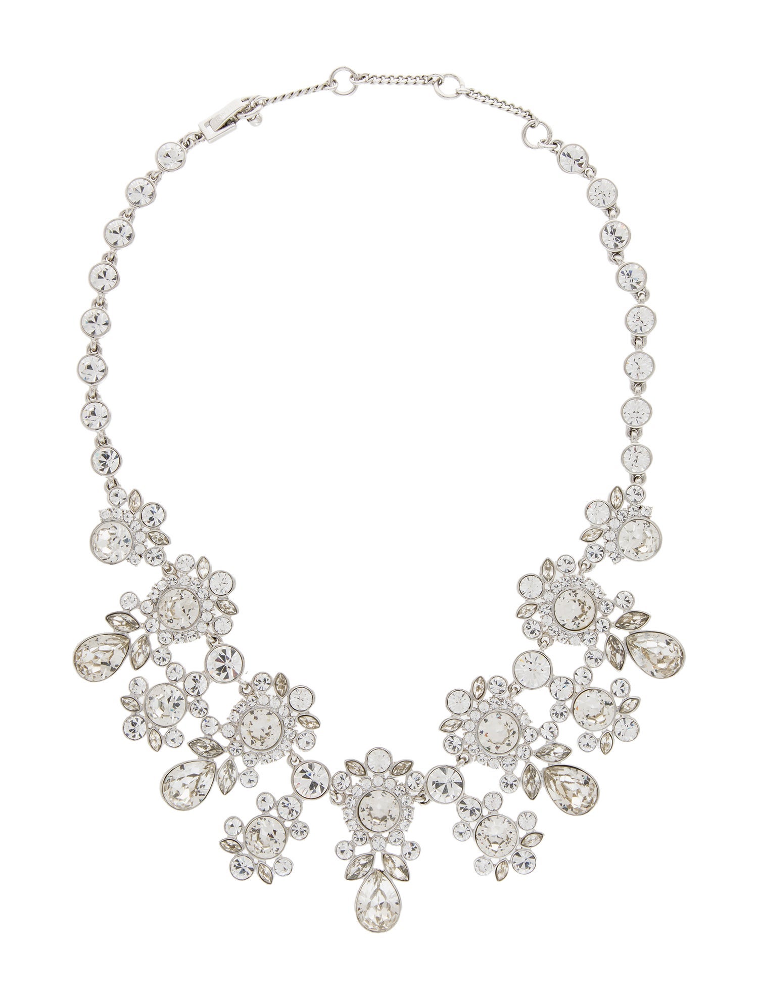 Givenchy Crystal Collar Chain Necklace
