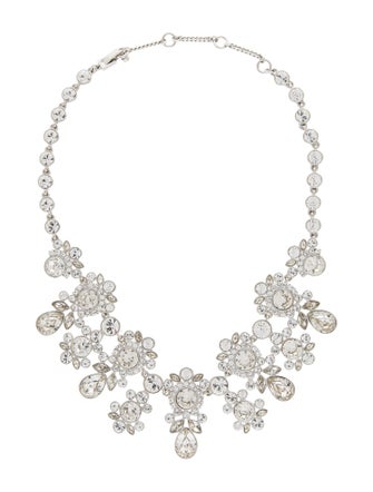 Givenchy Crystal Collar Chain Necklace