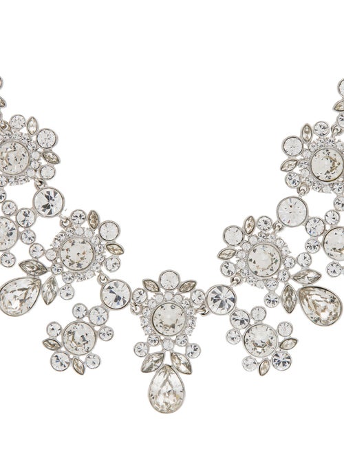 Givenchy Crystal Collar Chain Necklace