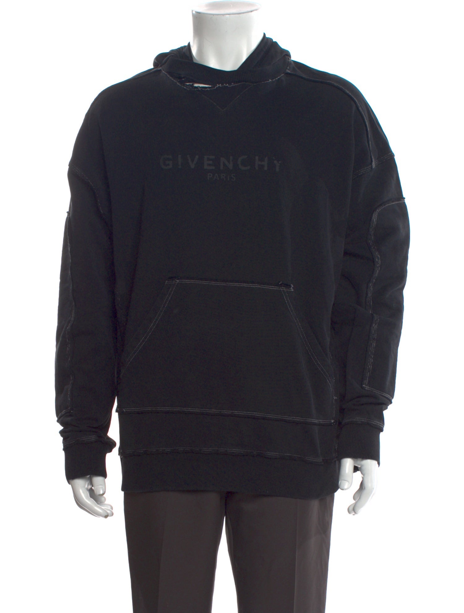 Givenchy Graphic Print Crew Neck Hoodie
