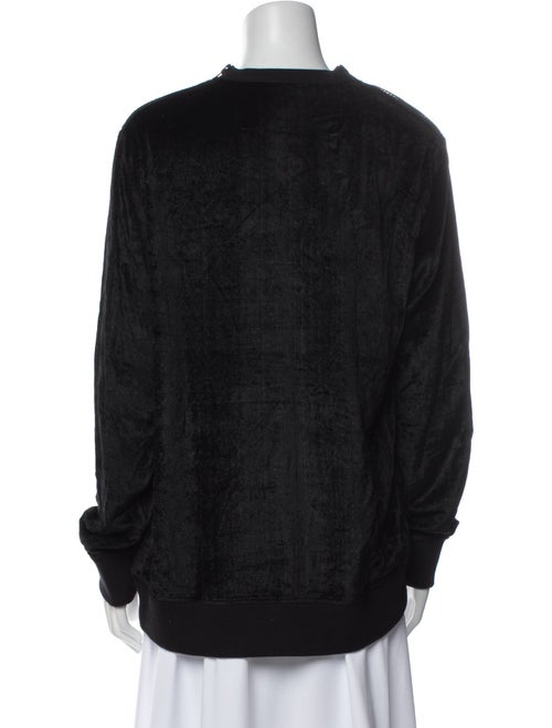 Givenchy Graphic Print Mock Neck Sweatshirt