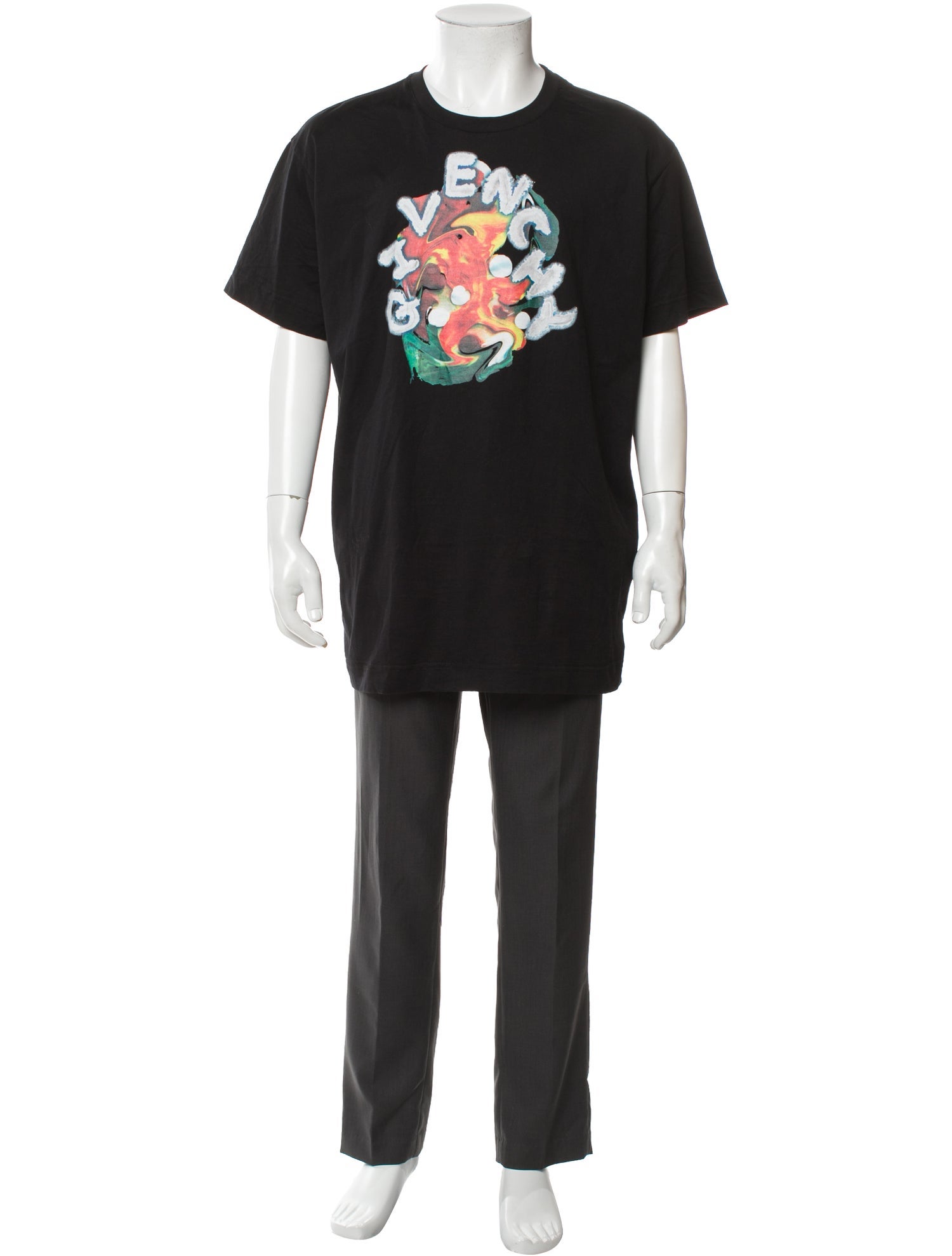 Givenchy Graphic Print Crew Neck T-Shirt