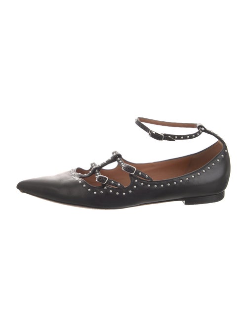 Givenchy Leather Studded Accents Flats