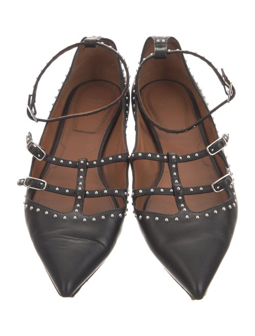 Givenchy Leather Studded Accents Flats