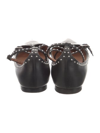 Givenchy Leather Studded Accents Flats