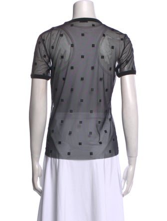 Givenchy Polka Dot Print Crew Neck T-Shirt