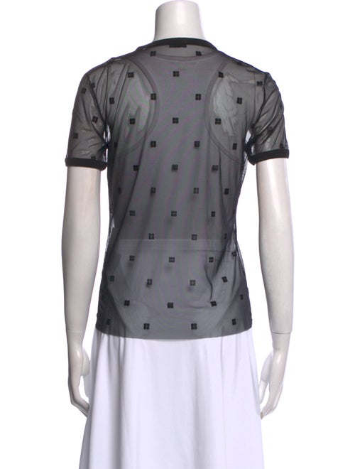 Givenchy Polka Dot Print Crew Neck T-Shirt