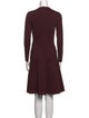Givenchy Crew Neck Knee-Length Dress