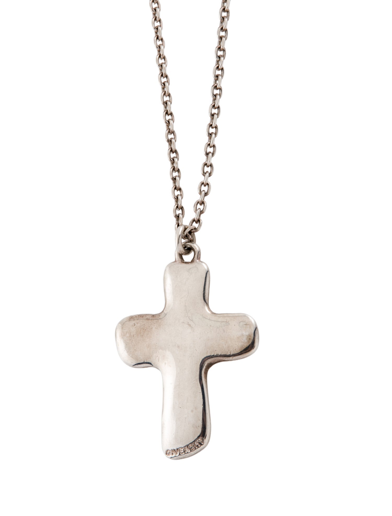 Givenchy Vintage Cross Pendant Necklace