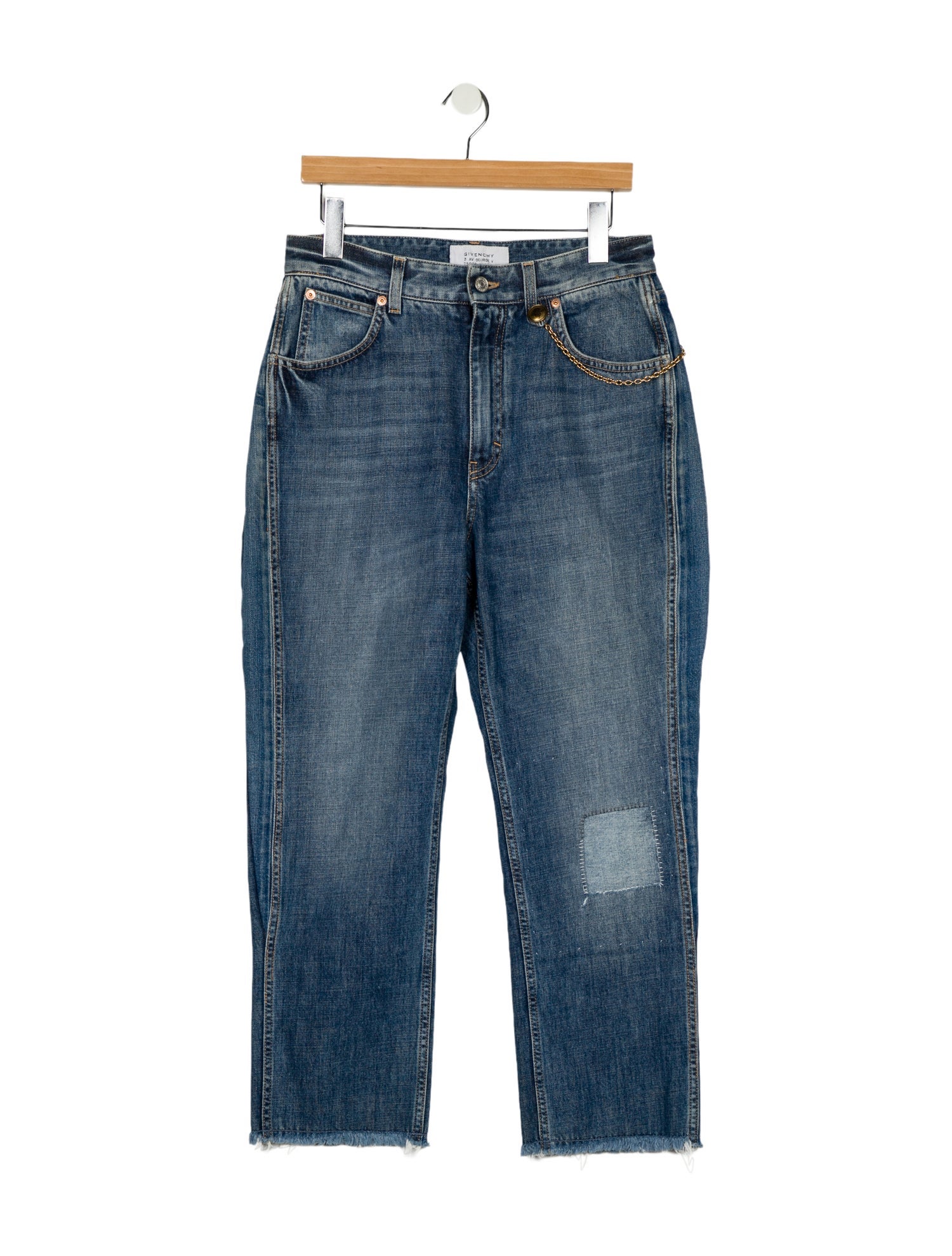 Givenchy High-Rise Straight Leg Jeans