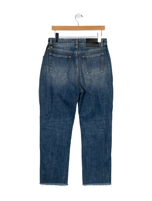 Givenchy High-Rise Straight Leg Jeans