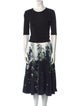 Givenchy Printed Midi Length Dress