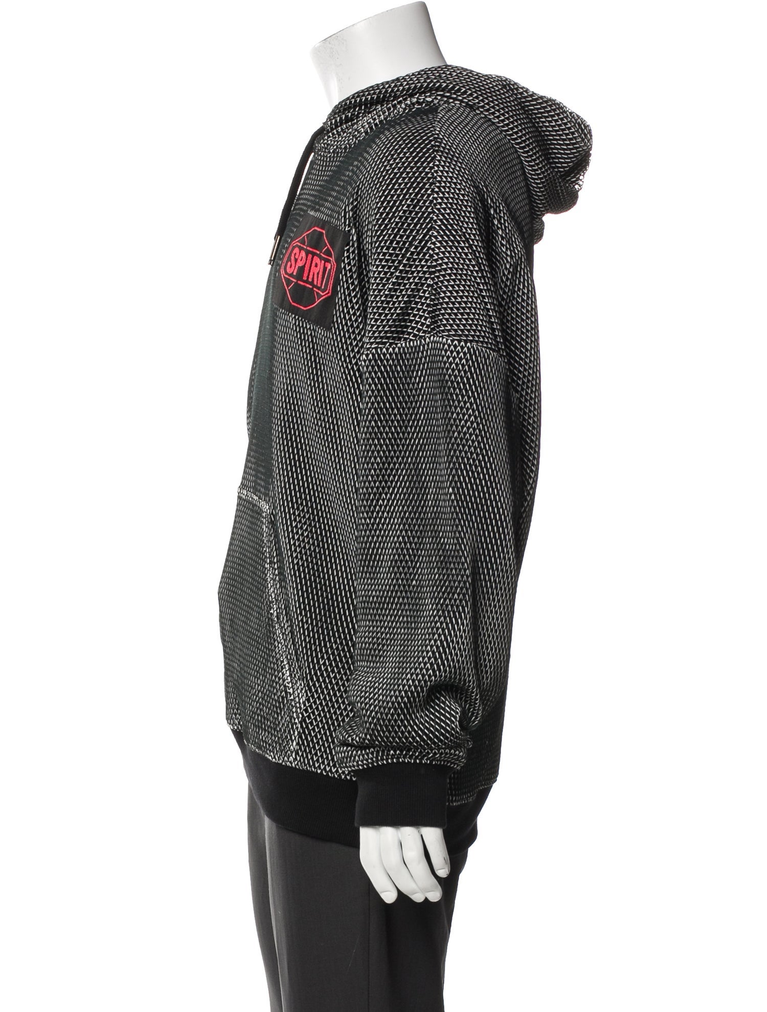 Givenchy Graphic Print Crew Neck Hoodie