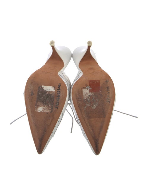 Givenchy Leather Lasercut Accents Mules