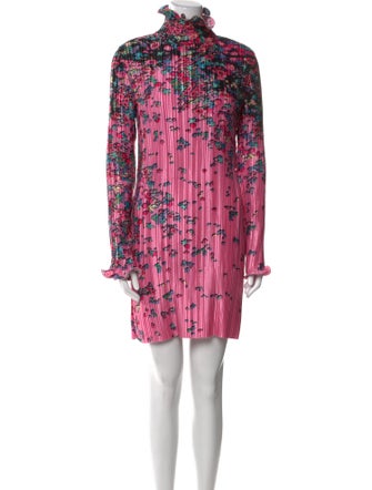 Givenchy Floral Print Knee-Length Dress