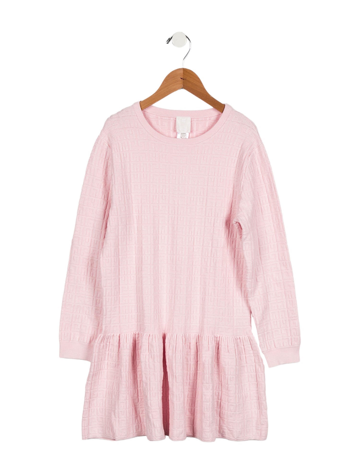 Givenchy Girls' Solid Long Sleeve Dress w/Tags