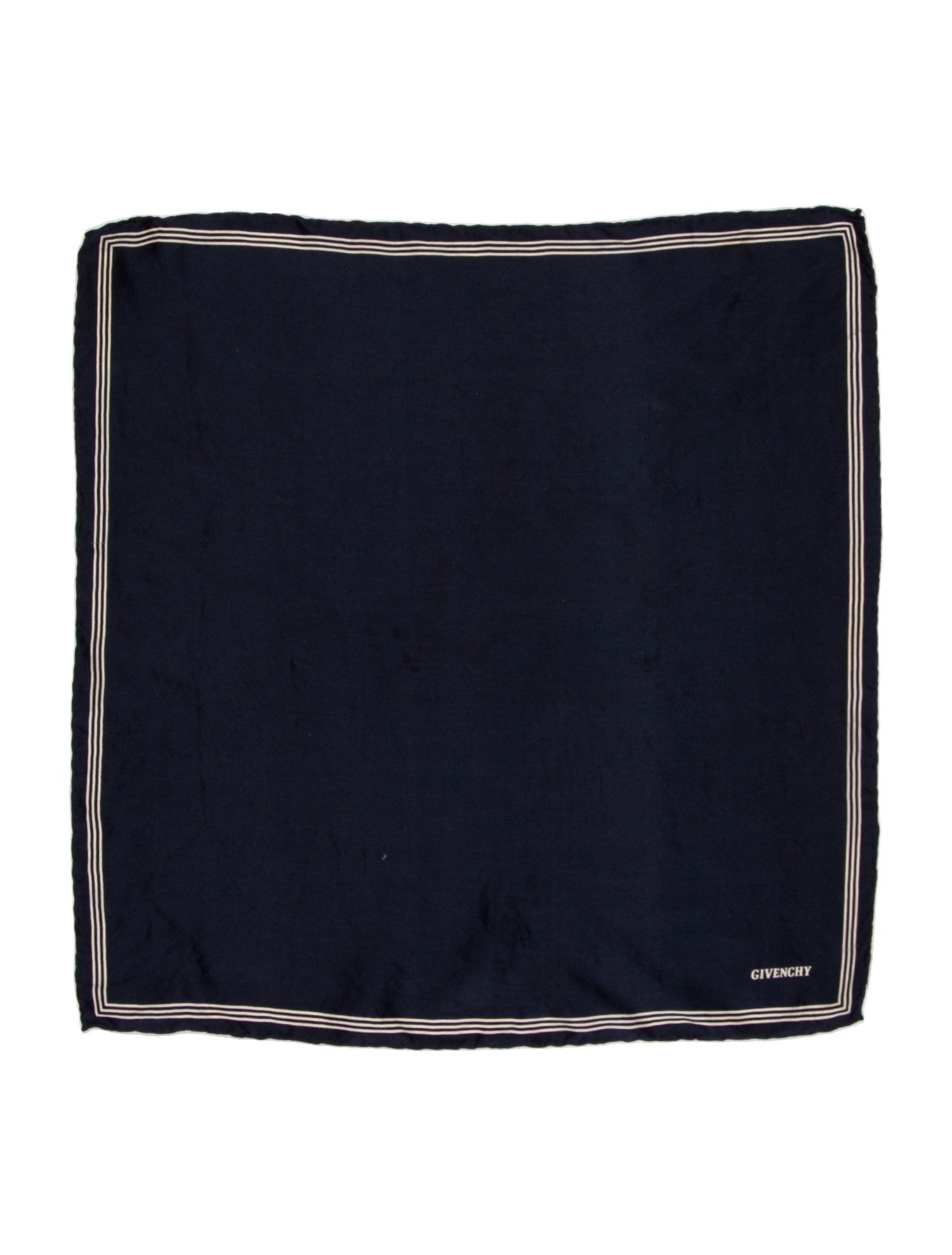 Givenchy Silk Striped Scarf