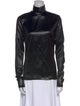Givenchy Mock Neck Long Sleeve Sweatshirt