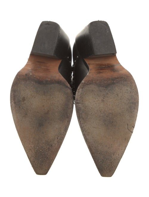 Givenchy Leather Studded Accents Western Boots