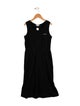 Givenchy Girls' Solid Sleeveless Dress