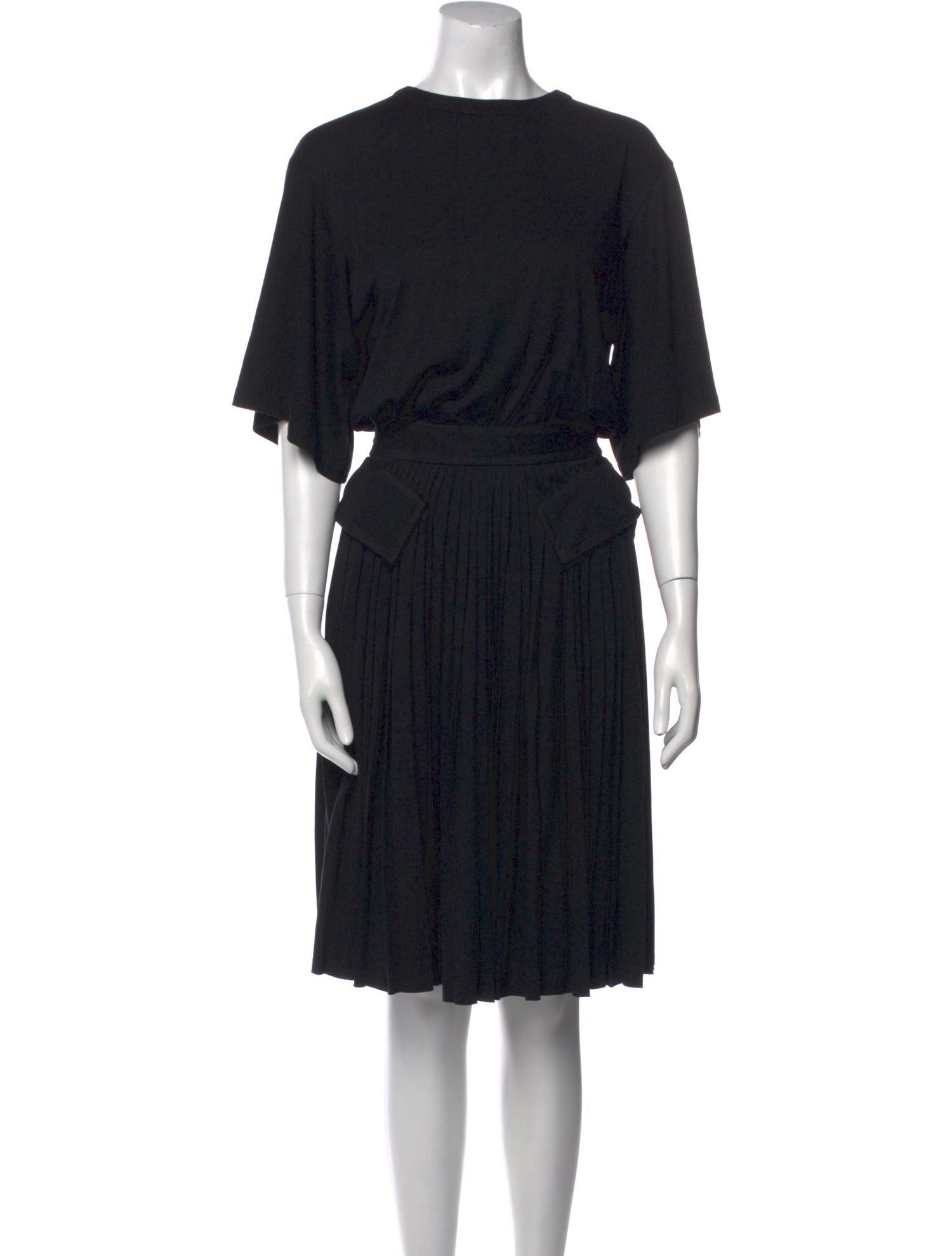 Givenchy Bateau Neckline Knee-Length Dress