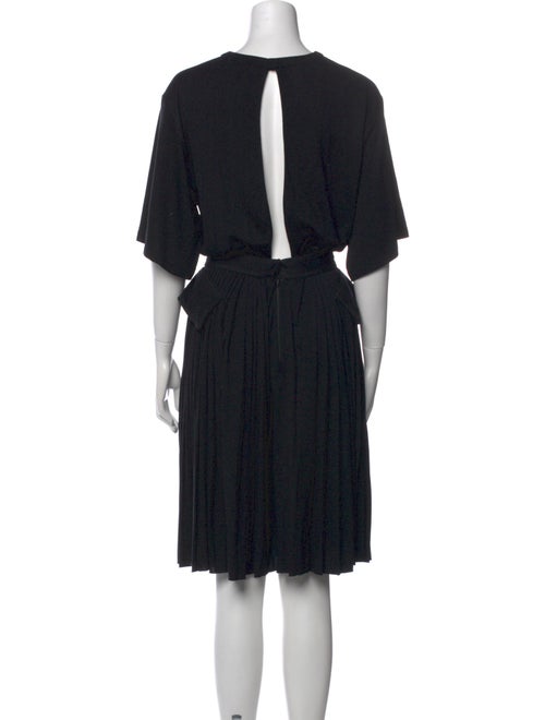 Givenchy Bateau Neckline Knee-Length Dress