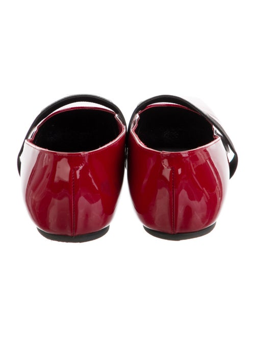 Givenchy Patent Leather Colorblock Pattern Mary Jane Flats