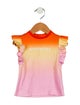 Givenchy Girls' Sleeveless Ruffle Top