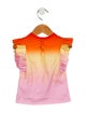 Givenchy Girls' Sleeveless Ruffle Top