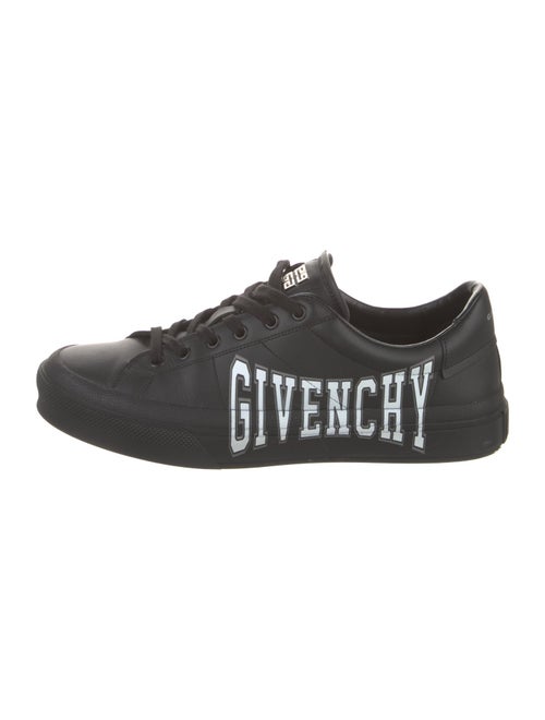 Givenchy Leather Graphic Print Sneakers