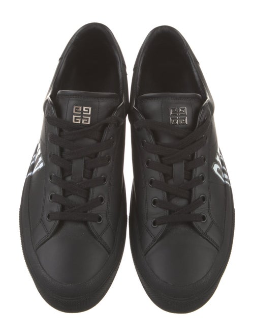 Givenchy Leather Graphic Print Sneakers
