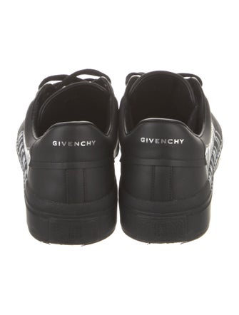 Givenchy Leather Graphic Print Sneakers