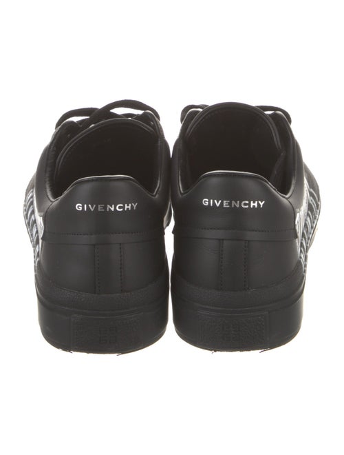 Givenchy Leather Graphic Print Sneakers