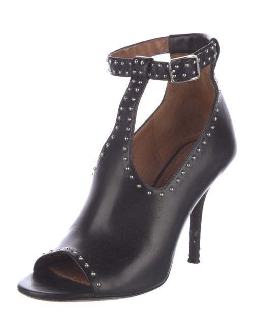 Givenchy Leather Cutout Accent Sandals