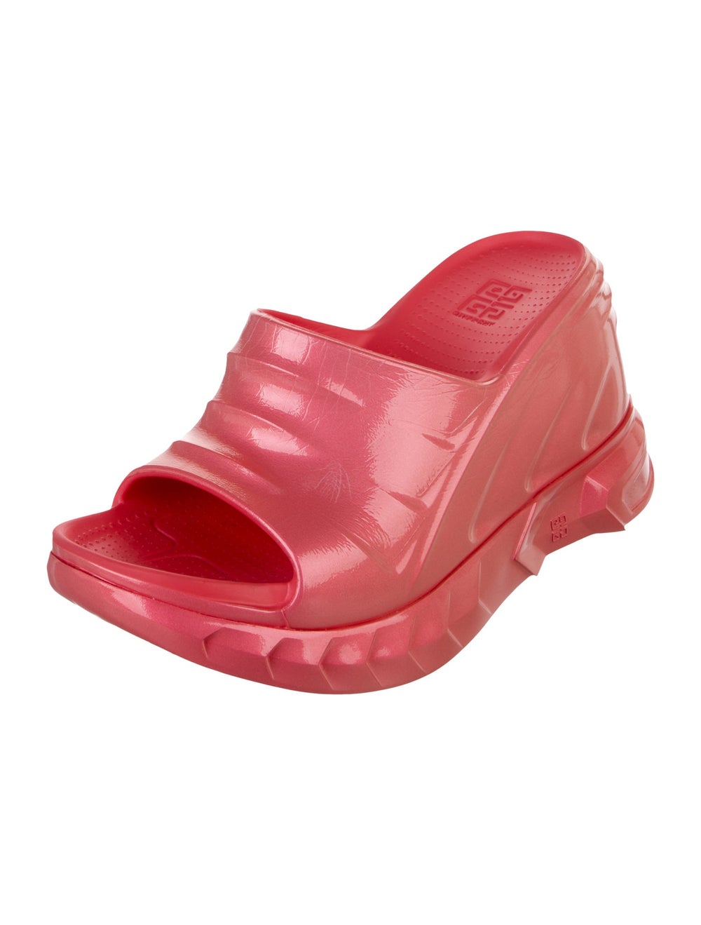 Givenchy Rubber Slides Pink Platform - image 2
