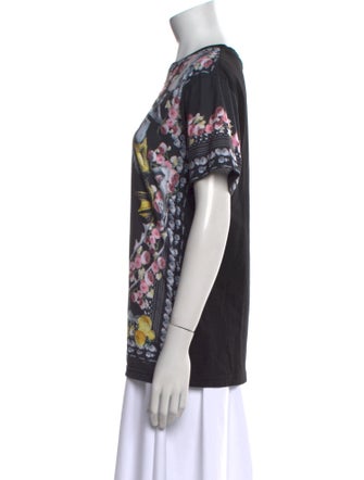 Givenchy Floral Print Crew Neck T-Shirt