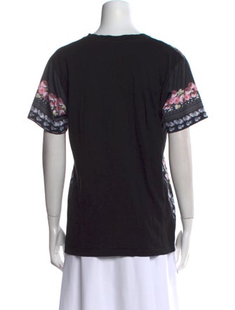 Givenchy Floral Print Crew Neck T-Shirt