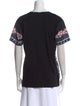 Givenchy Floral Print Crew Neck T-Shirt