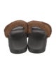 Givenchy Rubber Fur Trim Slides