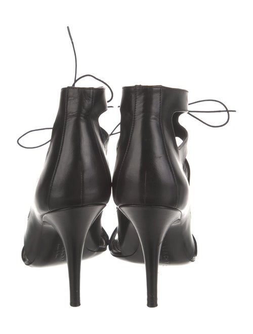 Givenchy Leather Cutout Accent Sandals